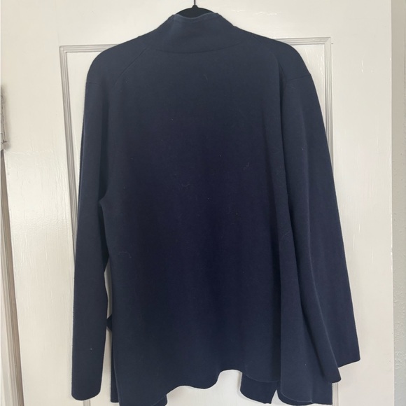 J. Crew Dark Blue Cape Jacket - Picture 6 of 6